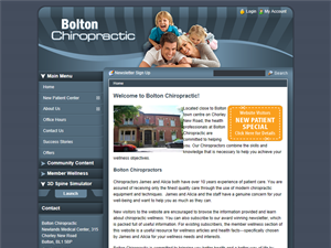 Screenshot of Chiropractor In Bolton