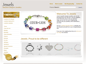 Screenshot of Lovelinks Jewellery