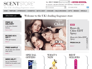 Screenshot of Scent Store for Designer Aftershave & Perfume