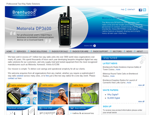 Screenshot of Two Way Radio Suppliers