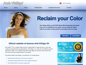 Screenshot of Vitiligo Treatment