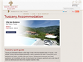 Screenshot of Tuscany Accommodation