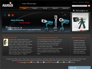 Screenshot of Crimping Tool and Hydraulic Tools