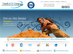 Screenshot of Long Island Web Design Company