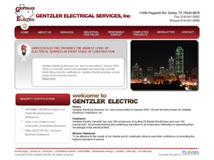 Screenshot of Electrical Contractor