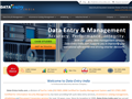 Screenshot of Data Entry Services