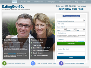 Screenshot of Mature Dating UK