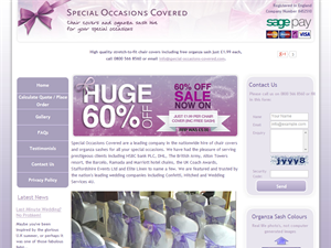 Screenshot of Chair Cover - Special Occasions Covered