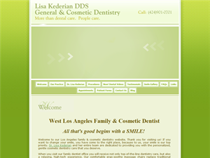 Screenshot of General Dentist Los Angeles