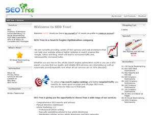 Screenshot of Search Engine Optimization - SEO Tree