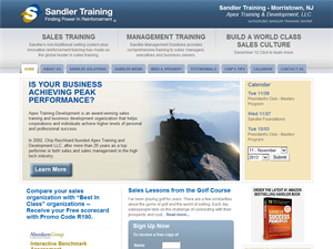 Screenshot of Sales Training