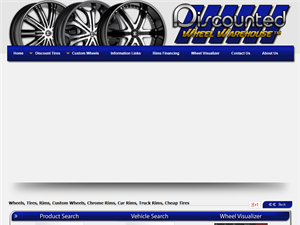 Screenshot of Wheels, Rims and Discount Tires