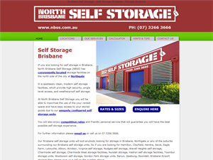 Screenshot of Self Storage Brisbane