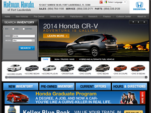 Screenshot of Honda Fort Lauderdale