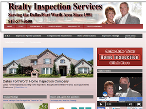 Screenshot of House Inspectors Service