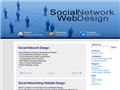 Screenshot of Social Network Design