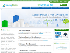 Screenshot of Web Application Development