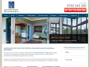 Screenshot of Gold Coast Glass Windows & Doors