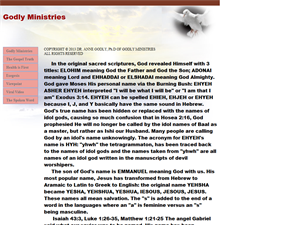 Screenshot of Godly Ministries