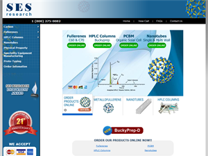 Screenshot of HPLC Fullerene, Buckyprep