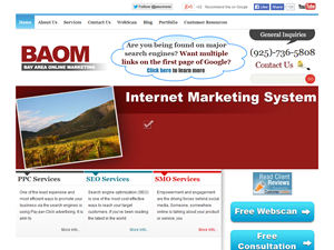 Screenshot of Internet Marketing