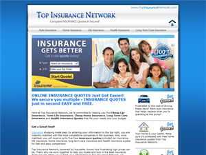 Screenshot of Quick and Easy Life Insurance Quotes