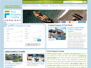 Screenshot of Real Estate Croatia